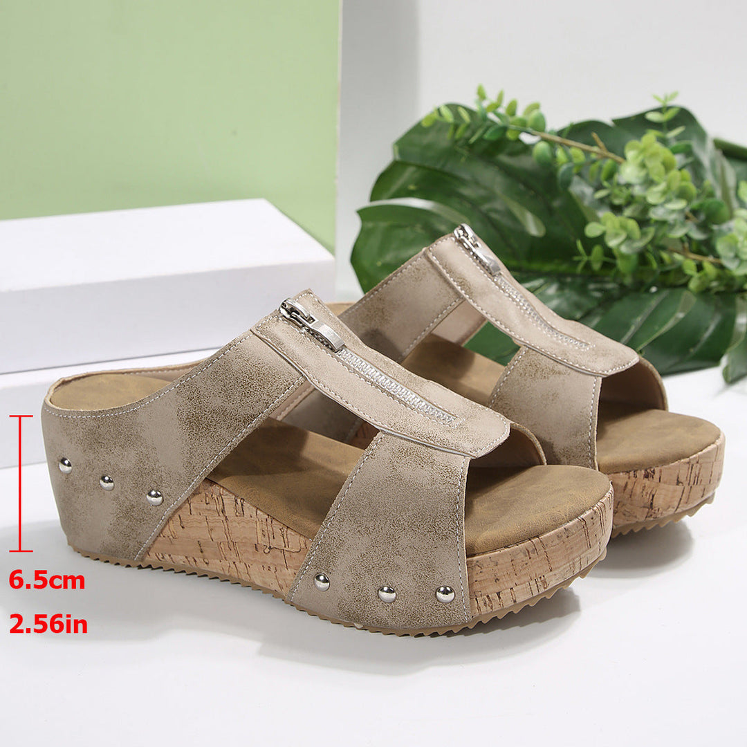 Chiara | Sandales compensées élégantes