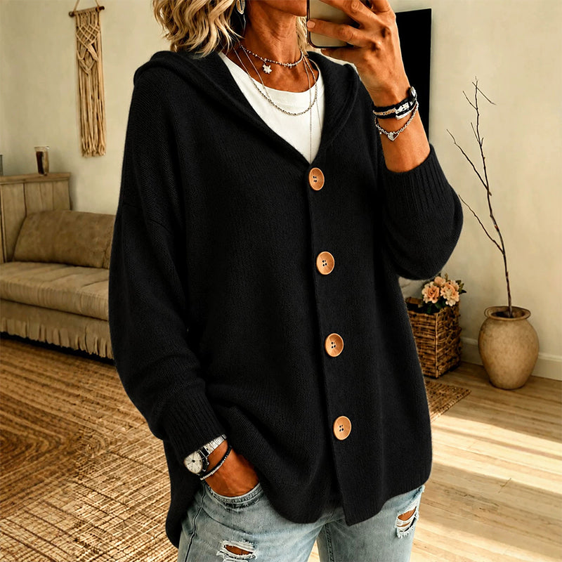 CAMILLE | PULL CONFORT NOIR