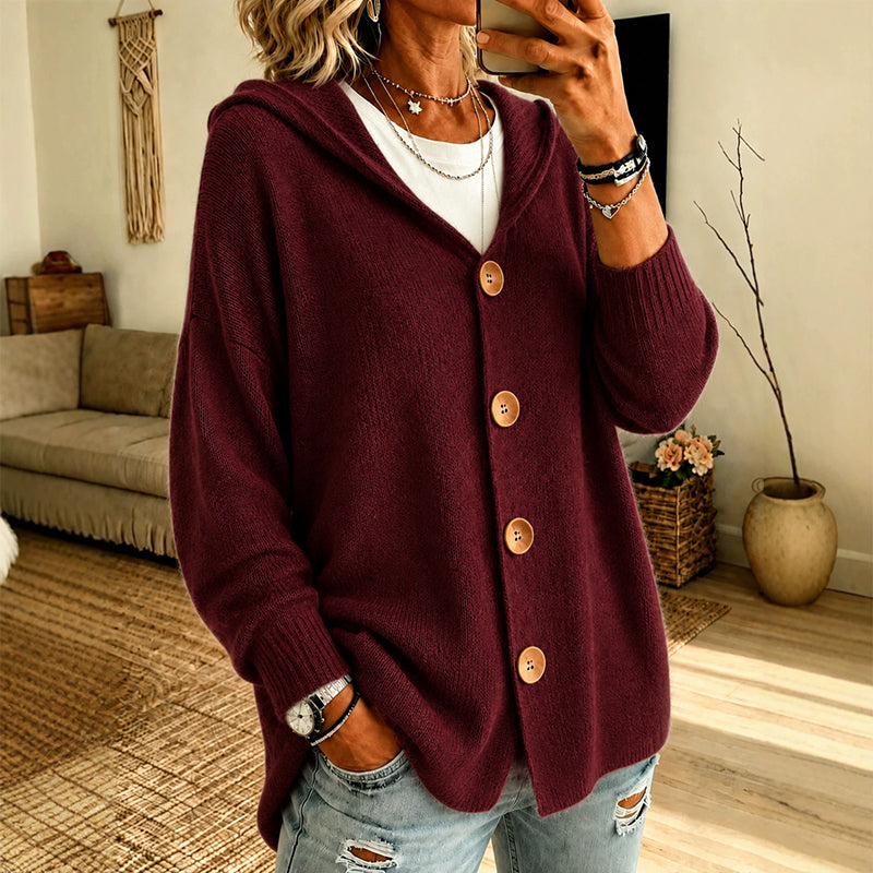 ADÈLE | PULL CONFORT BORDEAUX