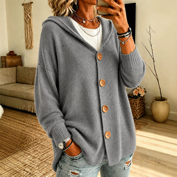 INÈS | PULL CONFORT GRIS
