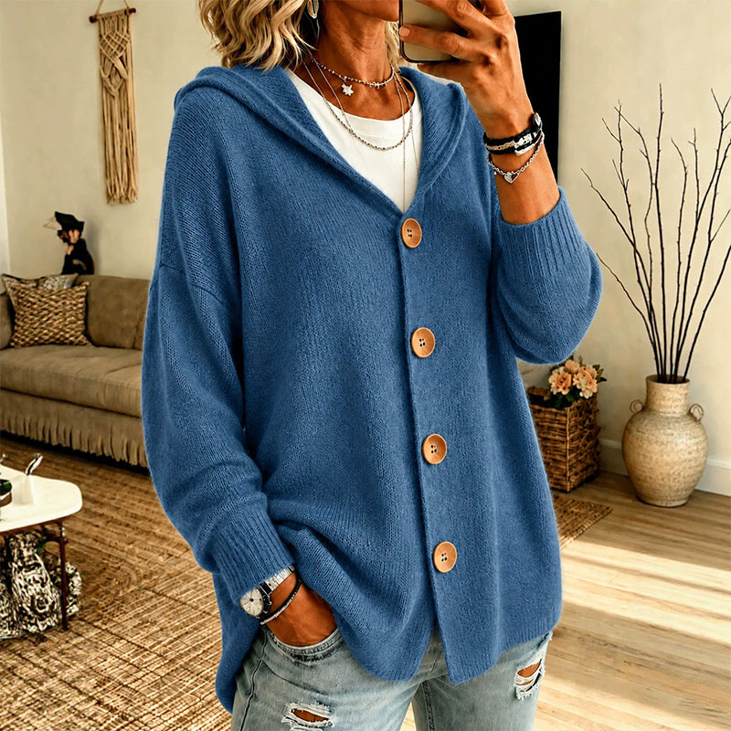 ÉLOISE | PULL CONFORT BLEU