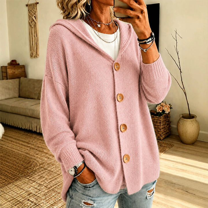 LÉONIE | PULL CONFORT ROSE