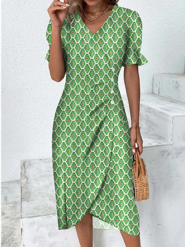 Rita | Robe portefeuille légère