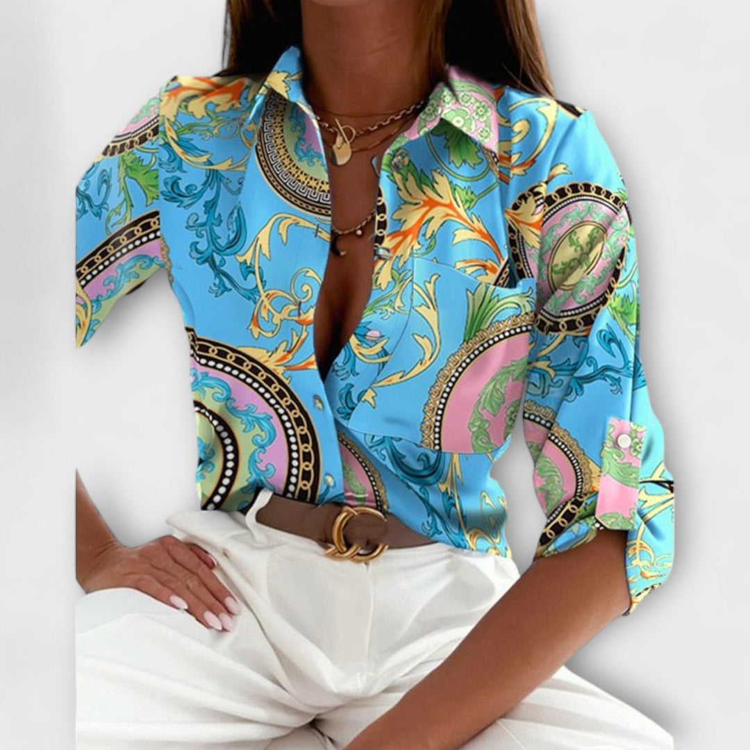 Blouse à col classique