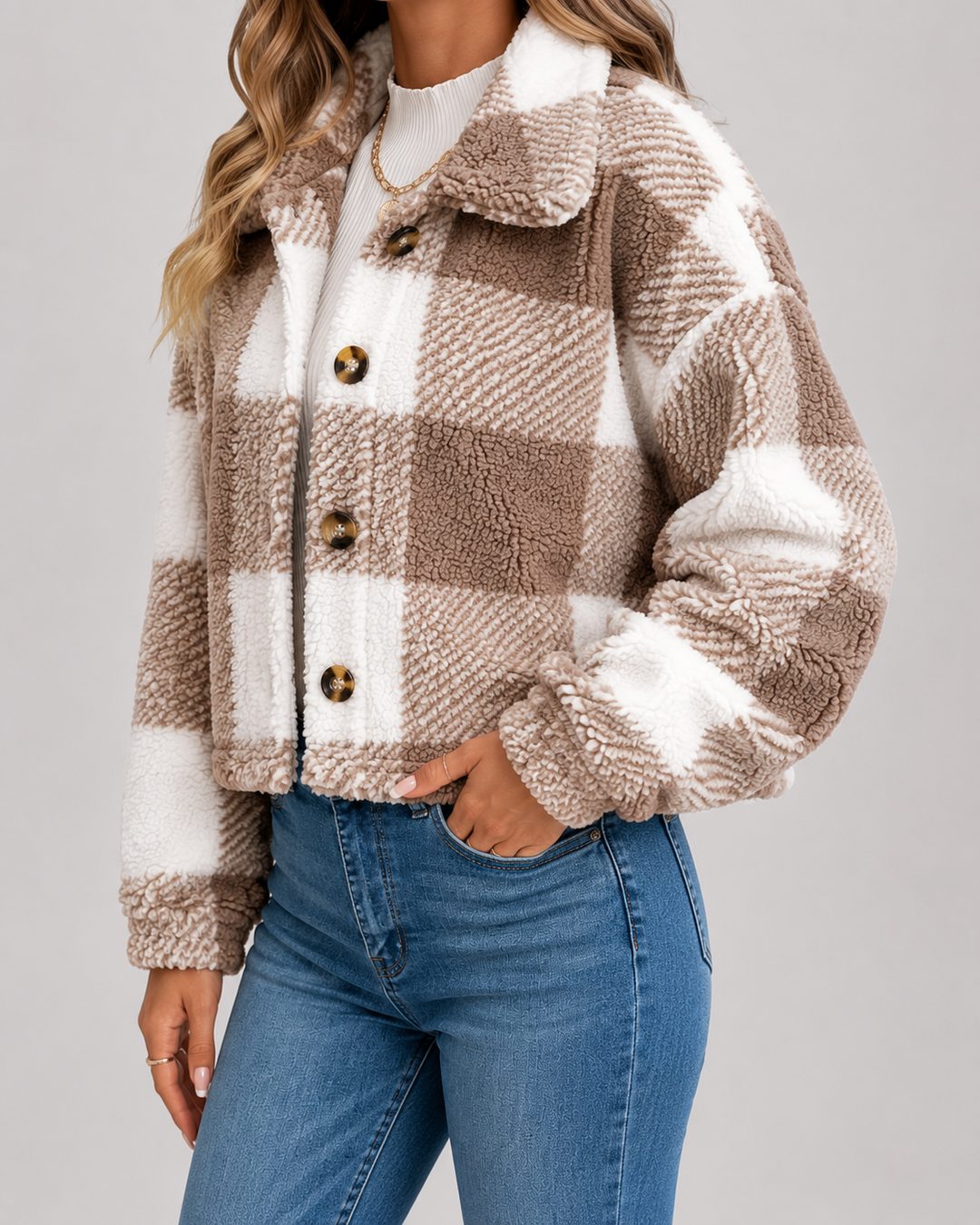 LAURA | VESTE TEDDY