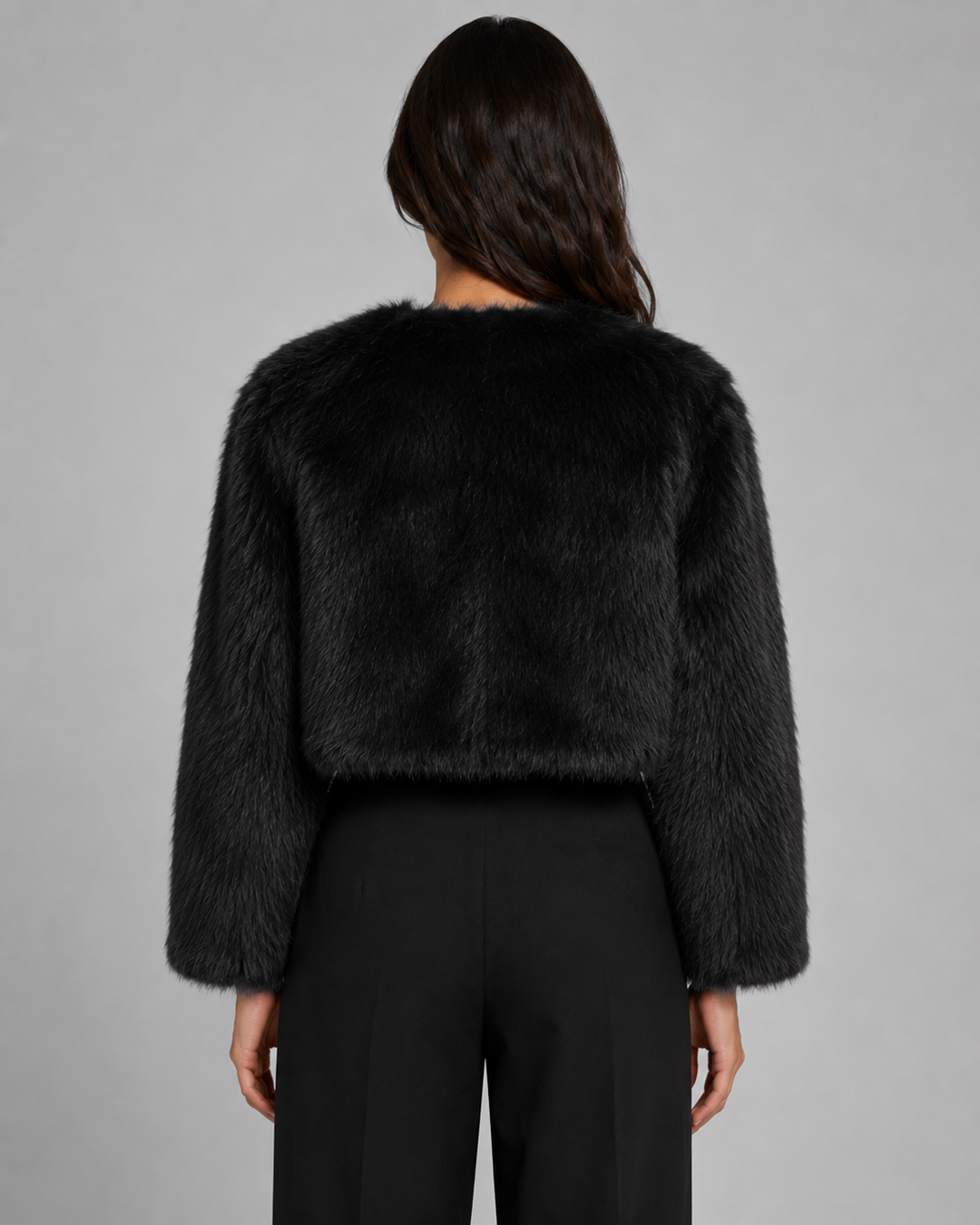 MURIEL | VESTE EN FAUSSE FOURRURE COURTE