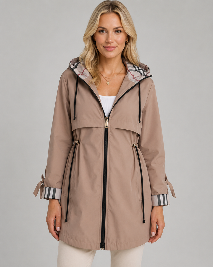 CLAUDINE | TRENCH À CAPUCHE