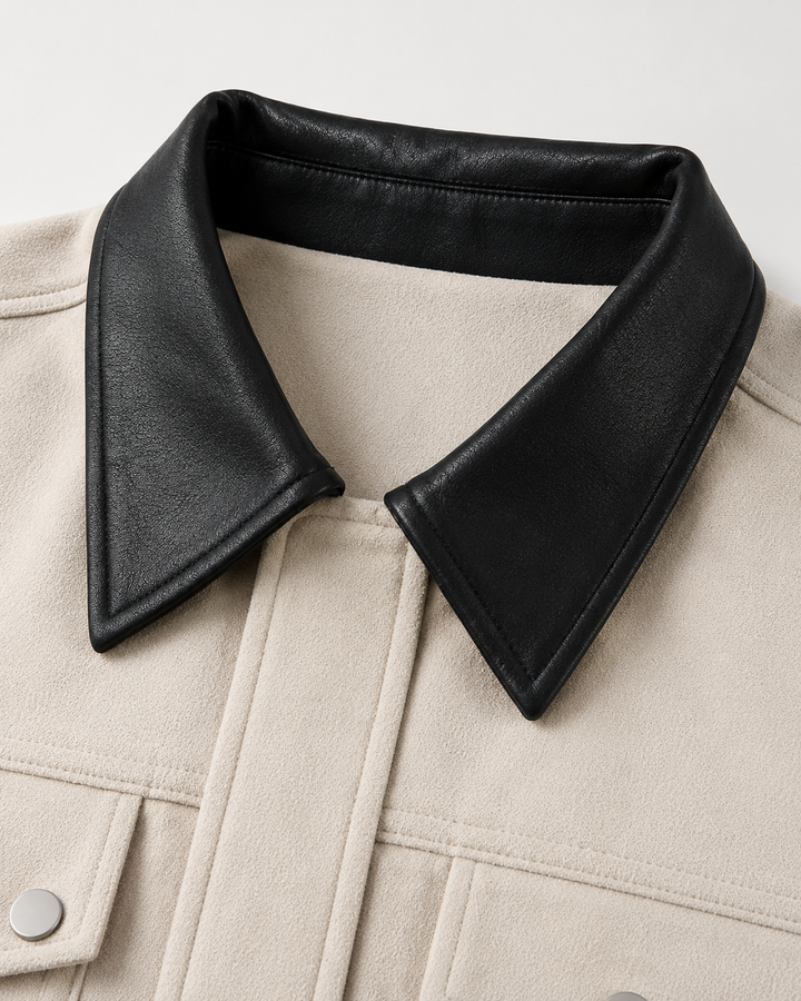 ÉLODIE | VESTE EN SIMILICUIR COURTE