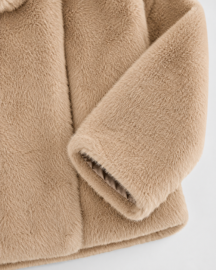 VIRGINIE | VESTE EN FAUSSE FOURRURE COURTE