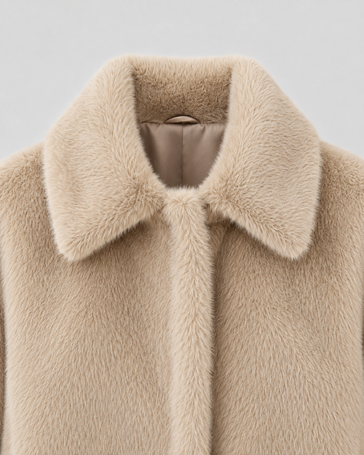 VIRGINIE | VESTE EN FAUSSE FOURRURE COURTE