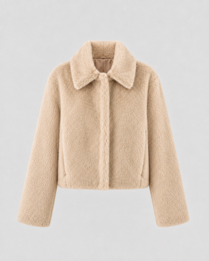 VIRGINIE | VESTE EN FAUSSE FOURRURE COURTE