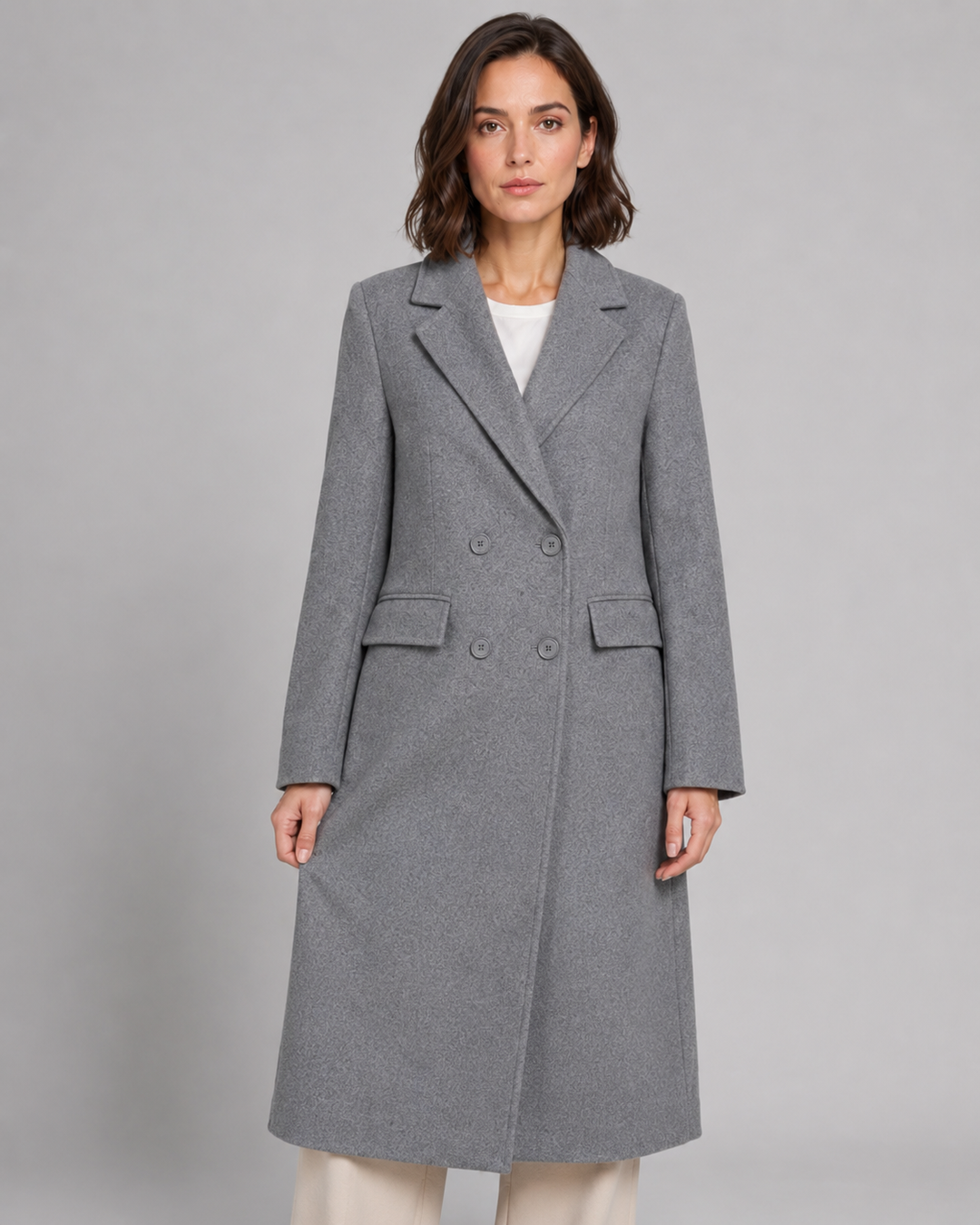 MATHILDE | MANTEAU LONG CROISÉ