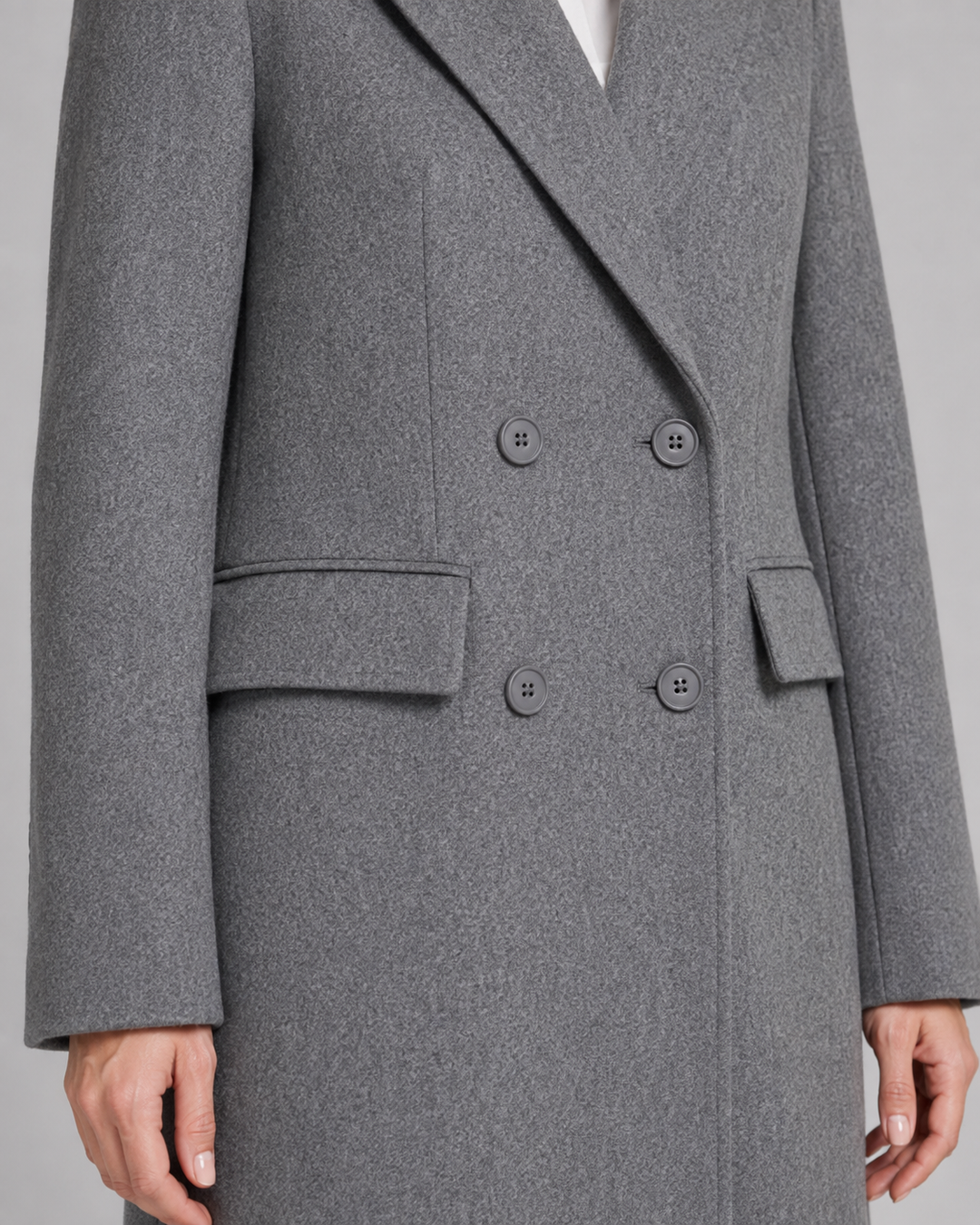 MATHILDE | MANTEAU LONG CROISÉ