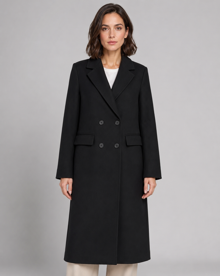 MATHILDE | MANTEAU LONG CROISÉ
