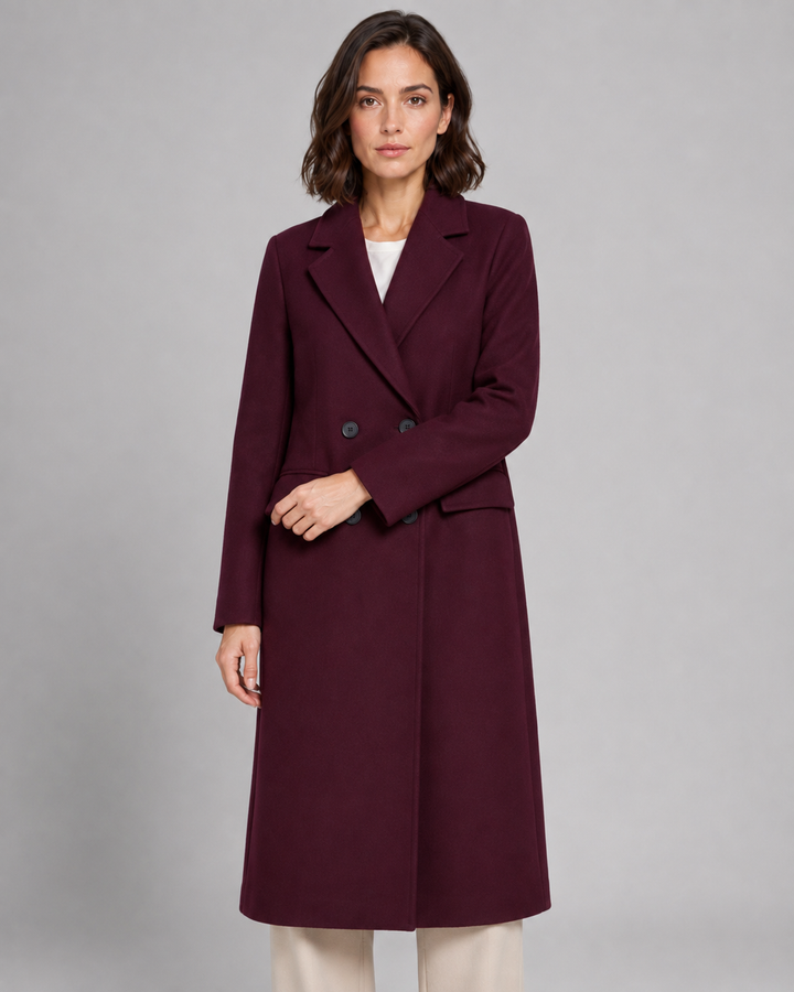 MATHILDE | MANTEAU LONG CROISÉ