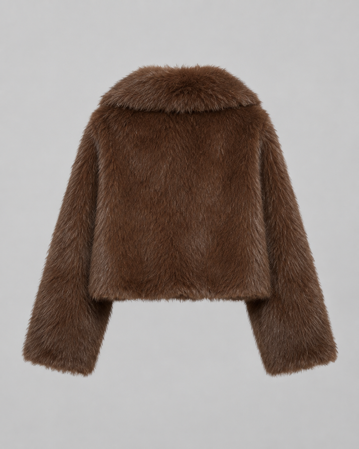 EMILIE | VESTE EN FAUSSE FOURRURE COURTE