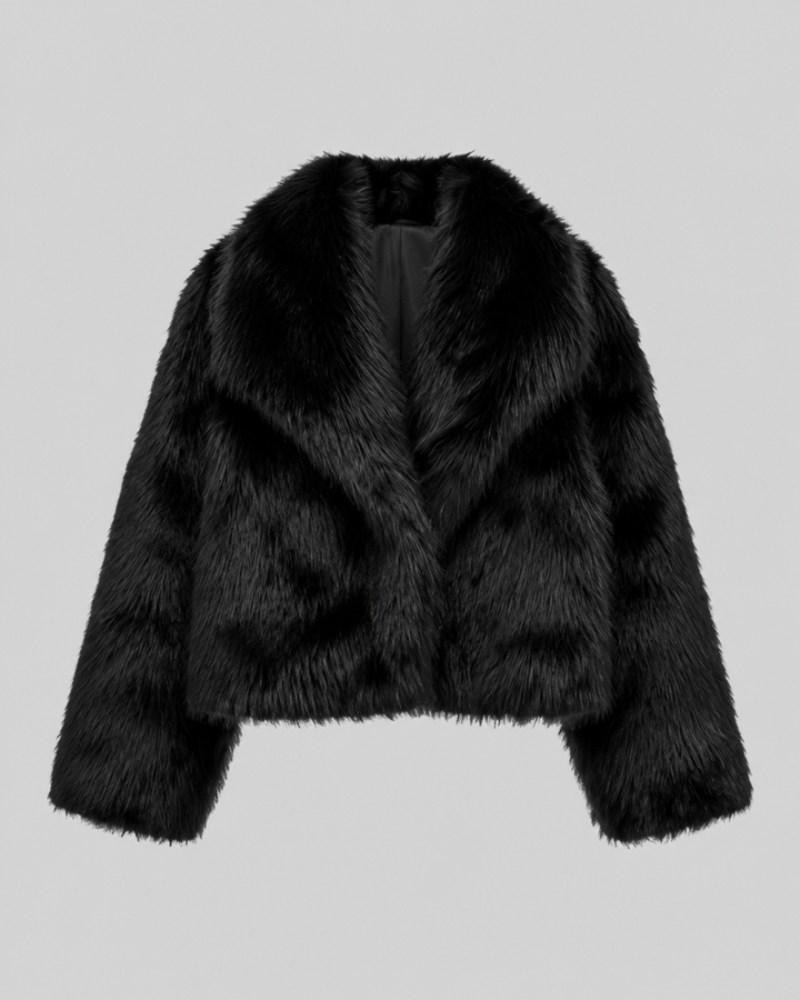 EMILIE | VESTE EN FAUSSE FOURRURE COURTE