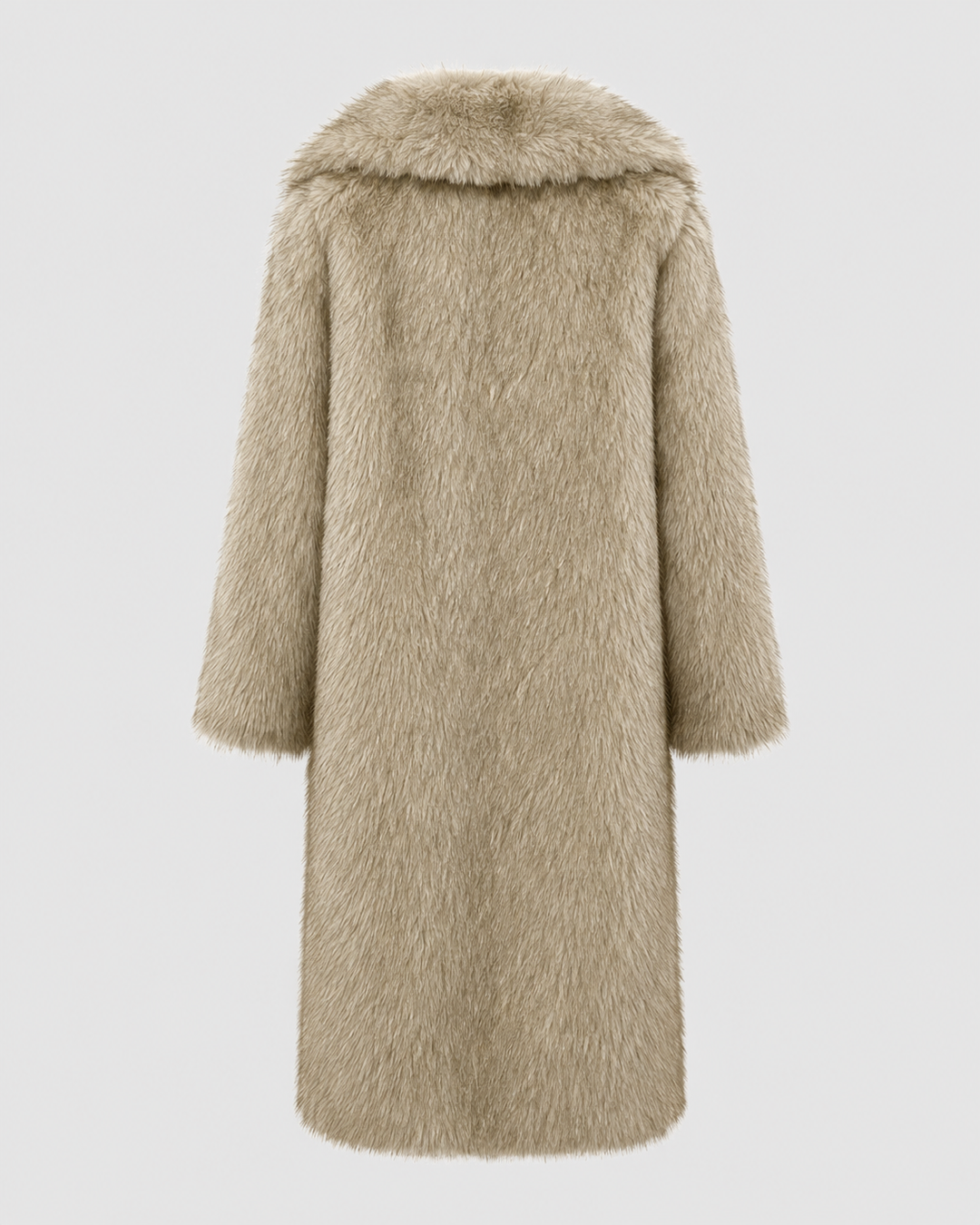 BÉNÉDICTE | MANTEAU EN FAUSSE FOURRURE LONG
