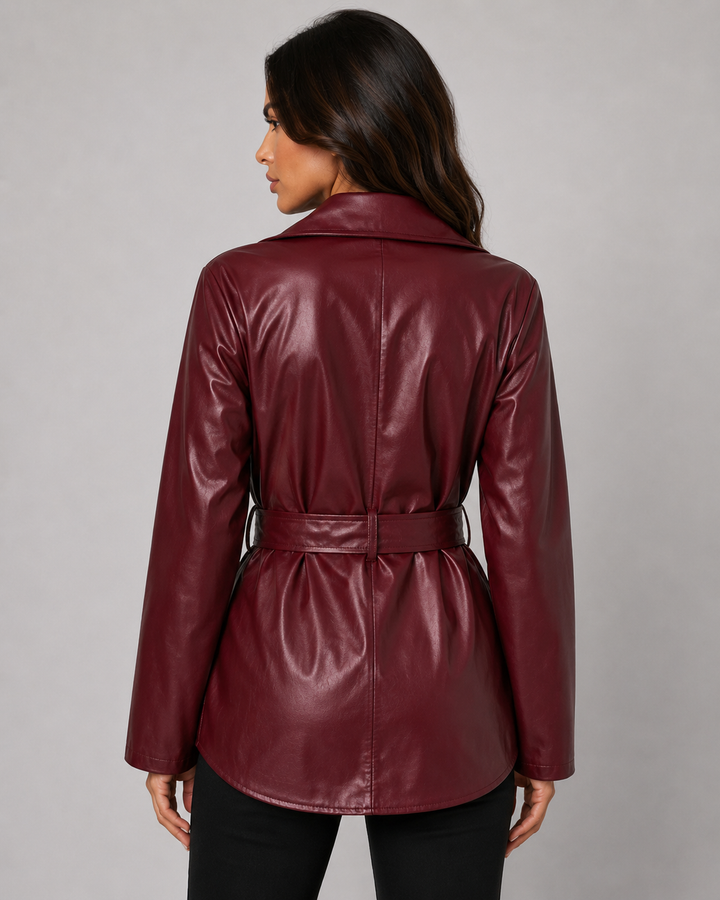 GABRIELLE | VESTE EN SIMILICUIR