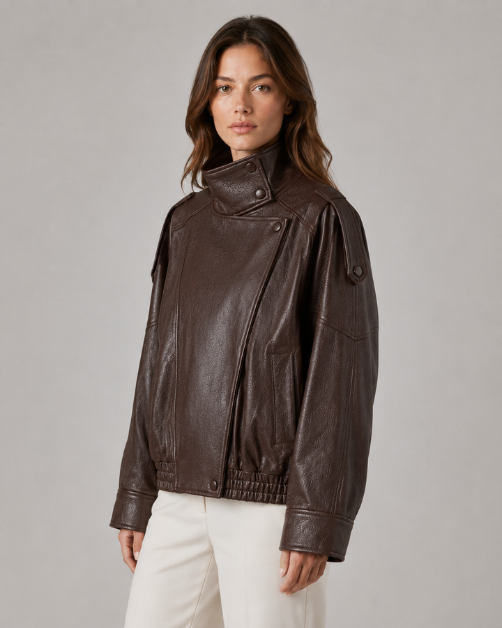 MÉLODIE | VESTE EN SIMILICUIR