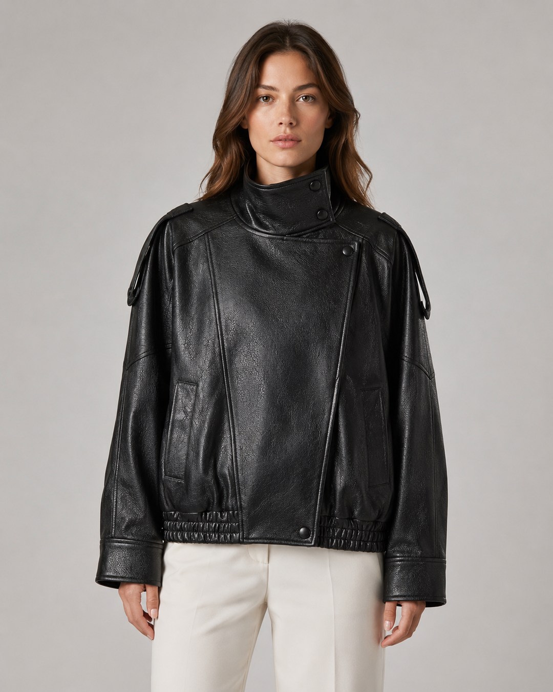 MÉLODIE | VESTE EN SIMILICUIR