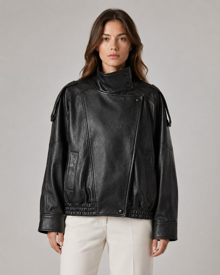 MÉLODIE | VESTE EN SIMILICUIR
