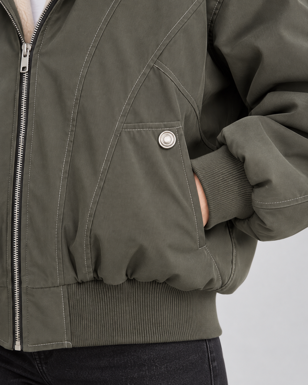 ODILE | VESTE EN FAUSSE FOURRURE À CAPUCHE OVERSIZE