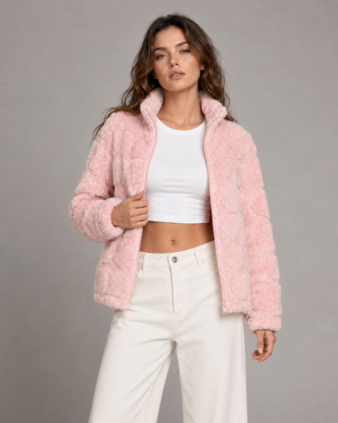 STÉPHANIE | VESTE TEDDY