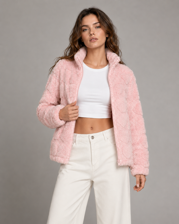 STÉPHANIE | VESTE TEDDY