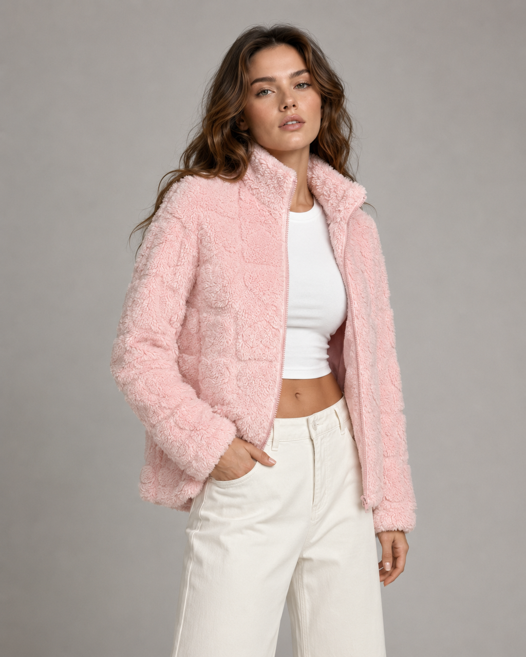 STÉPHANIE | VESTE TEDDY