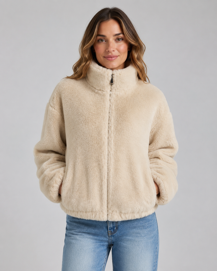 MAUD | VESTE TEDDY COURTE