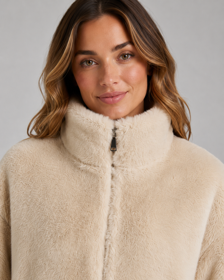 MAUD | VESTE TEDDY COURTE
