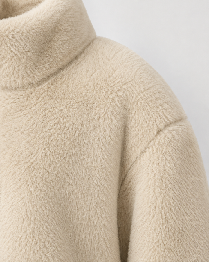 MAUD | VESTE TEDDY COURTE