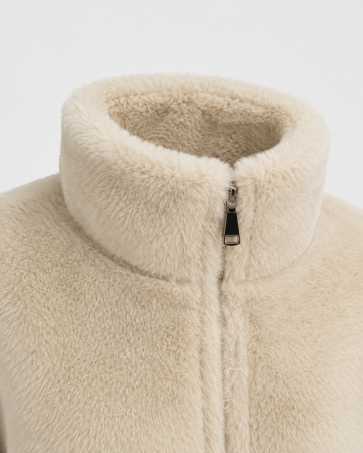MAUD | VESTE TEDDY COURTE